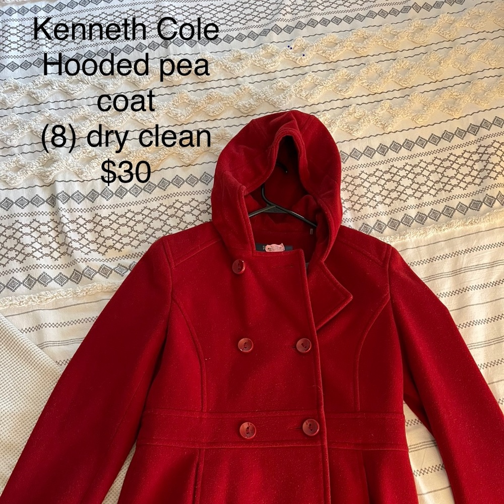 Hooded peacoat